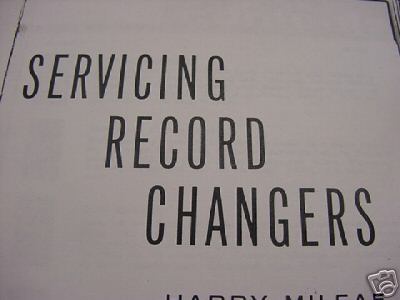 Jukebox record changer repair - changer,