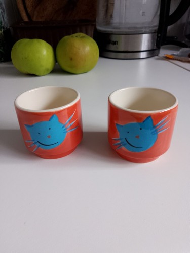 Whittard red blue cat - &,