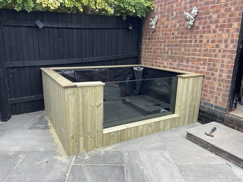 10x10x4 garden pond - ft, /
