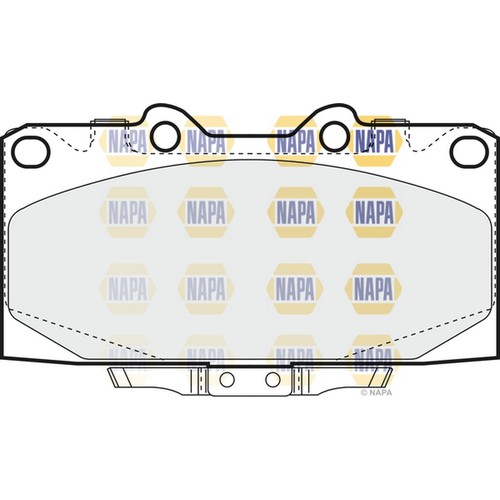 Brake pads set for subaru - pads,