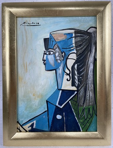 Pablo picasso oil cardboard - picasso,