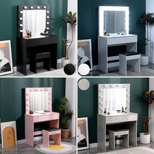 Dressing Table White with 1