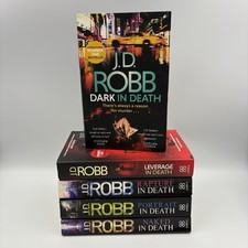 In Death Books x 5 J D Robb (Nora Roberts) Paperback Bundle Naked Leverage Dark