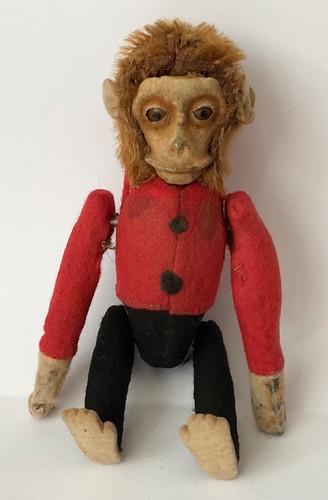Antique schuco bellhop monkey - antique,