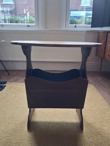 Vintage wooden side table - vintage, /