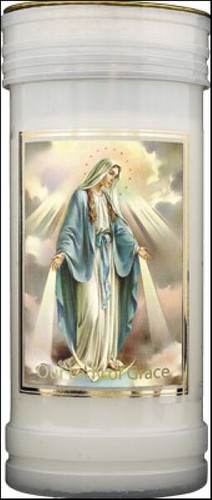Miraculous pillar candle - miraculous,