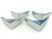 4x Chrome Metal Furniture