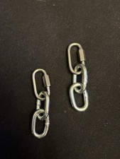 Chunky Ear Weights For Stretched Ears, Goth Punk Alternative 