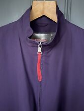 Prada Parka Coat Purple Linea Rossa Size IT50 Excellent Condition