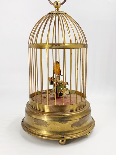 Vintage german singing bird - ,