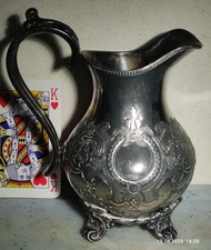 ANTIQUE Silver Plated JAMES