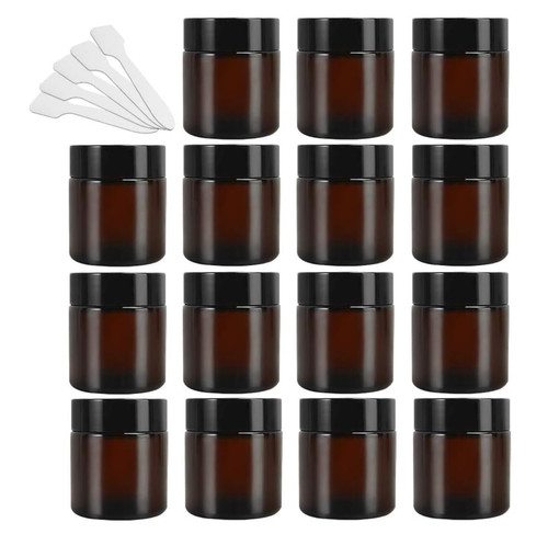 Pack set amber glass - 15,