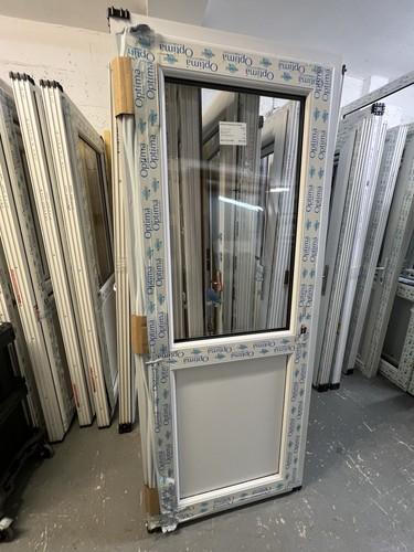 Upvc single door white 820 - white,