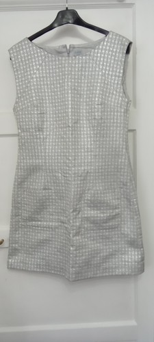 Knee length silver metallic - knee,