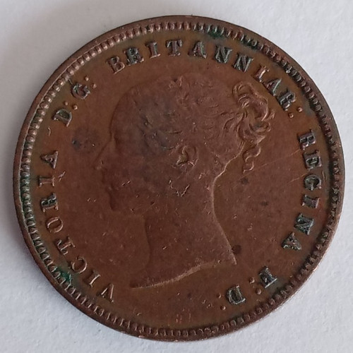 1844 victoria half farthing - 1844,