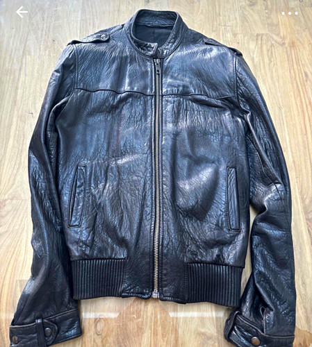 Allsaints men black leather - black,