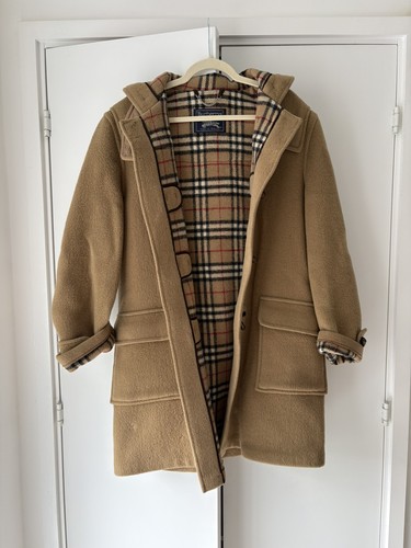 Burberry beige duffle coat - burberry,