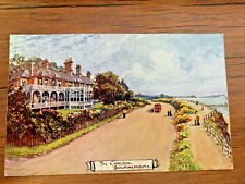 Antique Postcard Bournemouth Carlton Hotel sent by Mrs Trigg Manageress in 1907
