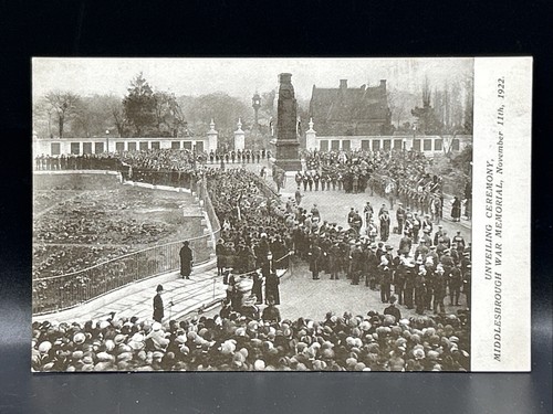 Middlesbrough 1922 unveiling - 1922,