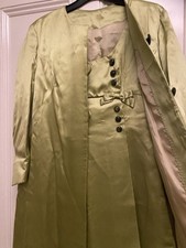 Regency Style Green Satin