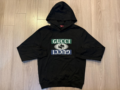 Gucci felted jersey hoodie - gucci,