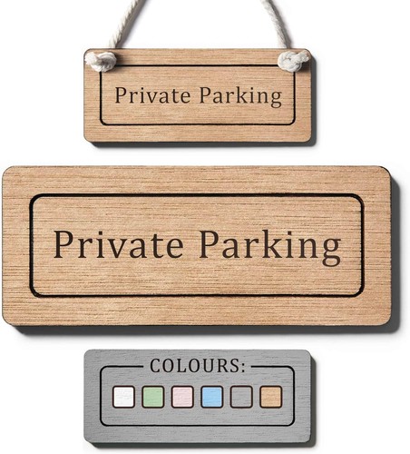 Private parking sign - parking, –