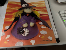 HALLOWEEN SEWING PATTERN - WICKED WANDA WITCH FROM COLOURED FELTS