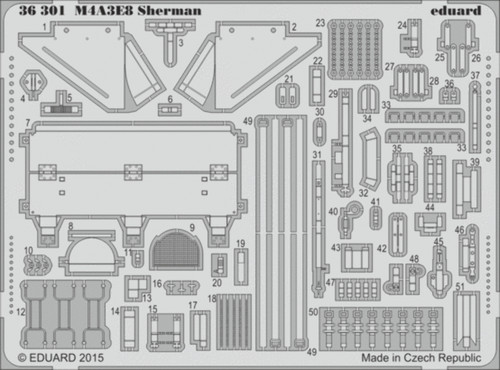 Eduard 36301 m4a3e8 - eduard, 1:35