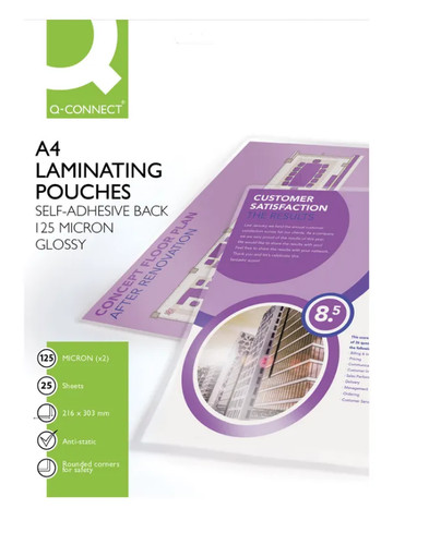 Sticky back laminating - sticky,