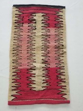 Antique Navajo Handwoven Native American Indian Rug Wool Blanket Carpet 85x48cm