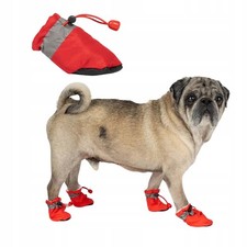 Happy Feet Dog Shoes Red #7 -