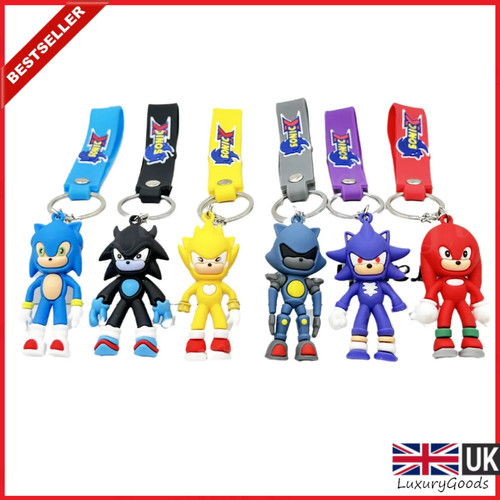 Sonic the hedgehog keyrings - sonic,