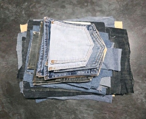 Denim scrap bag jeans mix - scrap,