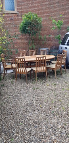 Vintage plan dining table - g,