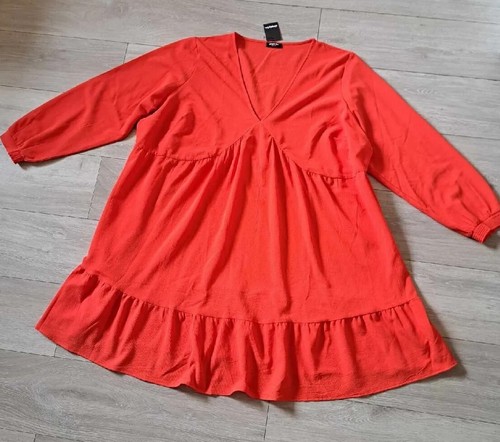 Simply red textured smock - simply,