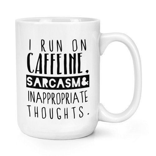 Run caffeine sarcasm - run, on