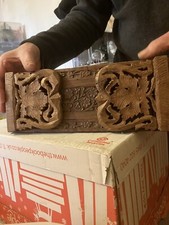 Carved Wood Book Slide