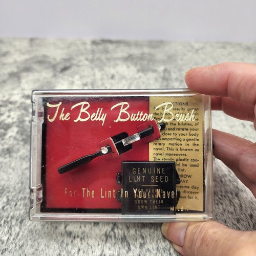 Vintage belly button - vintage, gag