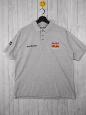 Red Bull Ducati Racing Embroidered Grey Short Sleeve Polo Size M Medium