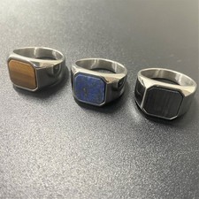 Stainless Steel Silver Mens