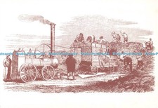 D256552 Hornsby Portable Steam Engine and Threshing Machine Victorian Farming Sh