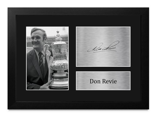 Don revie signed pre printed - revie,