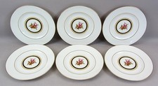 6 x Wedgwood Clio Side Bread Cake Plates  - Gold Rim Bone China 6"