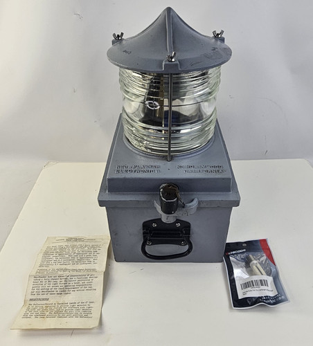 Barge light system marine boat - barge,