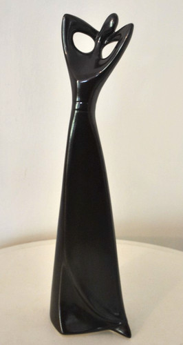 Art deco lady - deco, yawning'