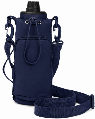 Lorenz navy crinkled - crinkled, nylon