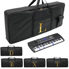61 Keys Keyboard Carrying Bag Waterproof Nylon Electronic Piano Cover Case in UK