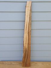 WN0019 English Walnut wood slab live waney edge natural 1305mmX185/80mmX49mm