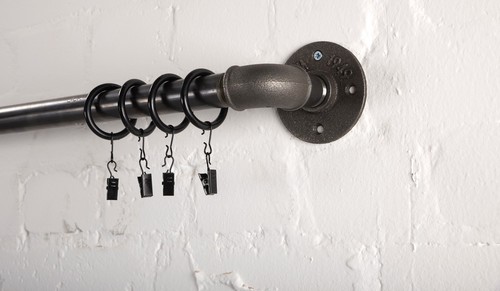Curtain pole tension rail - tension, &