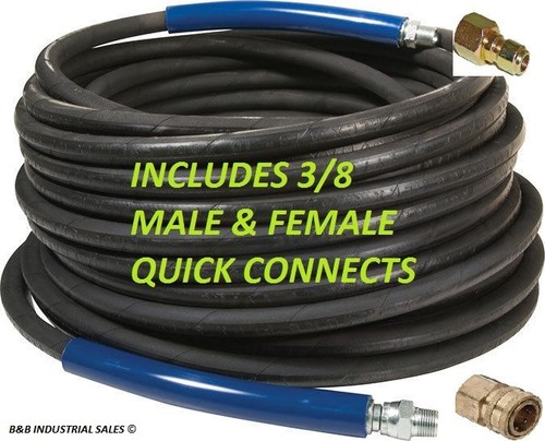100 pressure washer hose 8 - washer, 3/8"